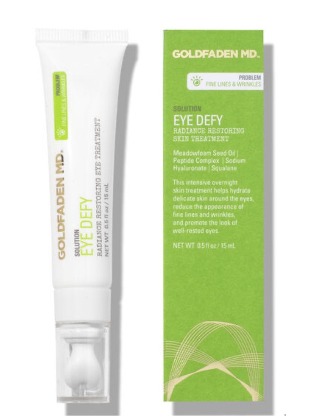 GOLDFADEN MD Eye Defy Radiance Restoring Eye Treatment NIB